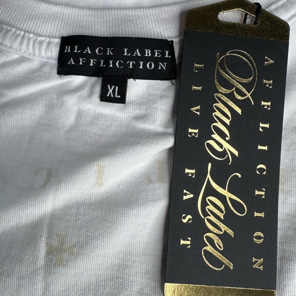 Affliction Black Label Men’s Eagle Short Sleeve T-shirt- XLarge - NWT - Picture 12 of 13